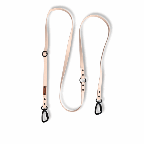 Powder Tan Hands Free Leash