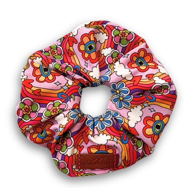 Groovy Bloom Scrunchie